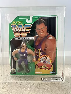 Buy WWF Hasbro Evil Crush Green Series 11 MOC Wrestling Figure Graded 85% UKG Mint • 950£