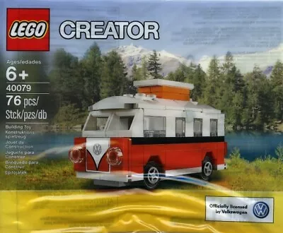 Buy Lego Creator Mini VW T1 Camper Van 40079 Polybag BNIP • 33.99£