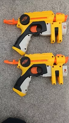 Buy Pair Of Nerf N Strike EX3 Nite-Finder Laser Pistols • 8.09£