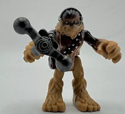 Buy Hasbro Playskool 2.5” Chewbacca & GUN Star Wars Galactic Action Figure Small Toy • 5£