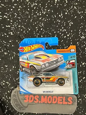 Buy GM CHEVELLE 69 SILVER Hot Wheels 1:64 **COMBINE POSTAGE** • 2.95£