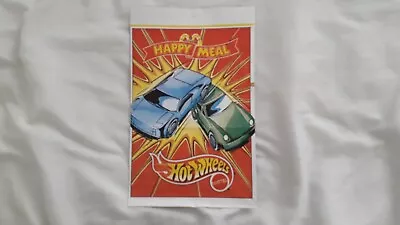 Buy McDonalds Happy Meal Red Bag 1 Of 2 From 1998 Hot Wheels • 1.85£
