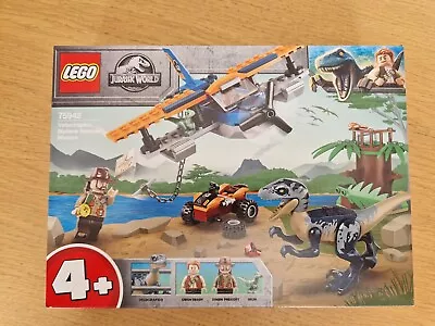 Buy Lego Jurassic World. Velociraptor Biplane Rescue Mission. 75942. Bnib. Free P&p. • 20.99£