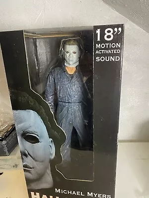 Buy Neca 18  Halloween Michael Myers Figure  Motion Activated Sound. • 149.99£