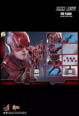 Buy Hot Toys Mms448 Justice League The Flash 1/6th Scale Collectible Figure • 357.38£