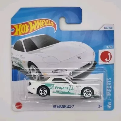Buy Hot Wheels '95 Mazda RX-7 170/250 HW J-Imports 9/10 2024 White HTC46 • 4.49£