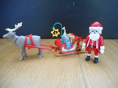 Buy Playmobil 5590 Christmas Santa's Sleigh With Reindeer + Box And Instructions • 14.60£