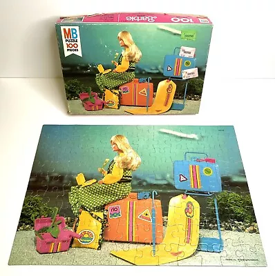 Buy VTG 1978 Traveling BARBIE Milton Bradley Puzzle (100 Pieces) Made In USA #4873-6 • 13.97£