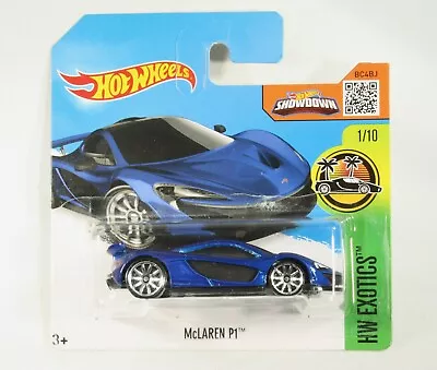 Buy Hot Wheels McLaren P1 In Blue From HW Exotics Series Ref DHP95 • 4.99£