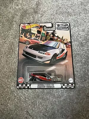 Buy Honda Civic EG Custom Boulevard Premium Hot Wheels #40 BNIB RARE HTF MINT • 22.95£