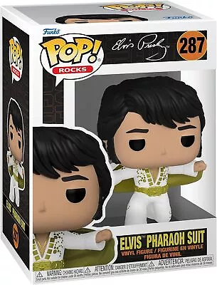 Buy POP165 FUNKO POP Rocks: Elvis Presley Pharaoh Suit Vinyl Figure #1365 • 22.72£