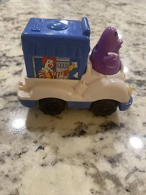 Buy RARE 2004 Fisher Price Grimace McDonald's Ice Cream Delivery Truck Toy Figure • 9.32£