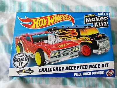 Buy Hot Wheels Motor Maker Kitz 2 Car Challenge Accepted Race Kit (Pull Back Power) • 6.49£