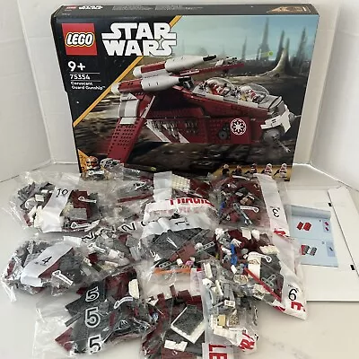 Buy LEGO Star Wars Coruscant Guard Gunship 75354 Never Built Set - NO MINIFIGURES • 89.99£