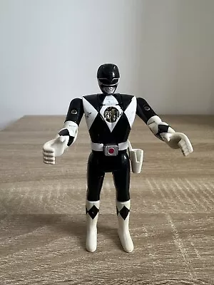 Buy Black Ranger 4.5  1993 Mighty Morphin Power Rangers Bandai Action Figure • 3.99£