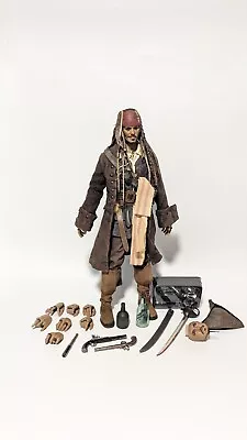 Buy Hot Toys Pirates Of The Caribbean DX06 Captain Jack Sparrow 1/6 Scale Figure • 199.99£