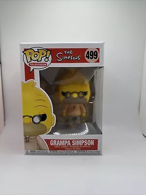 Buy Funko Pop! Grampa Simpson #499 The Simpsons Vinyl Figure Boxed • 8£