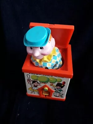 Buy VINTAGE,FISHER PRICE,Jack In The Box,puppet-MUST LOOK! • 9.88£