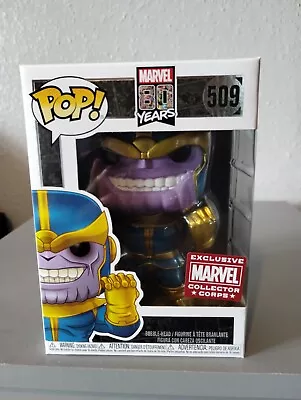 Buy Funko Pop - Marvel - 80 Years - Thanos #509 Collector Corp Exclusive  • 18£