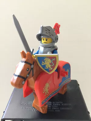 Buy Lego Lion Knight Minifigure With Horse, Barding & Weapons NEW • 23.99£