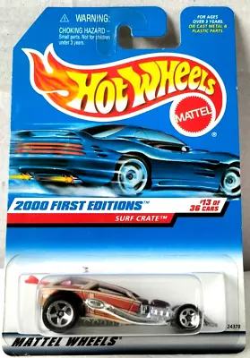 Buy Hot Wheels Surf Crate - 2000 First Editions - No.73 - Model No. 24378 • 6.99£