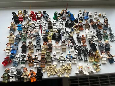 Buy Genuine LEGO Star Wars Mini Figure Bundle - 60+ Figures, Great Condition ✅offers • 425£