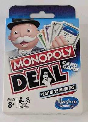 Buy Monopoly Deal Quick 15 Minutes Playing Card Game 110 Cards Travel Game • 7.99£