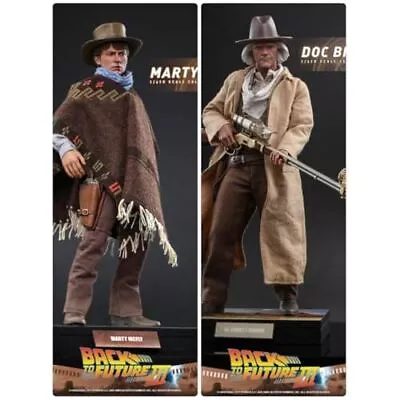 Buy 2-Pack Hot Toys Back To The Future Part III Marty & Doc • 400£