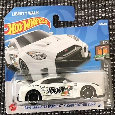 Buy Hot Wheels LB-Silhouette Works GT Nissan 35GT-RR Ver 2 White Liberty Walk New • 7£