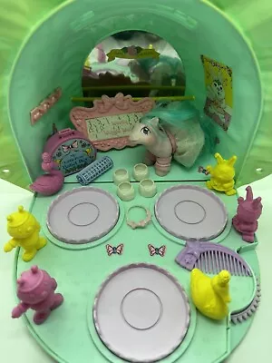 Buy Vintage My Little Pony Baby Bonnet School Of Dance Playset 1986 Hasbro & G1 Pony • 27£