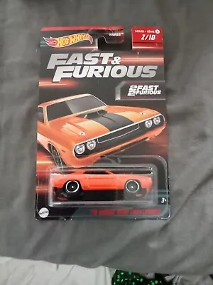 Buy Hot Wheels Fast And Furious '70 Dodge Hemi Challenger 2/10 HNR88 • 10£