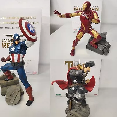 Buy Avengers Reborn Kotobukiya Iron Man Captain America Thor • 758.74£