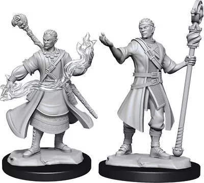 Buy Dungeons & Dragons Nolzur`s Unpainted Miniatures: W14 Half-Elf Wizard Male • 9.33£