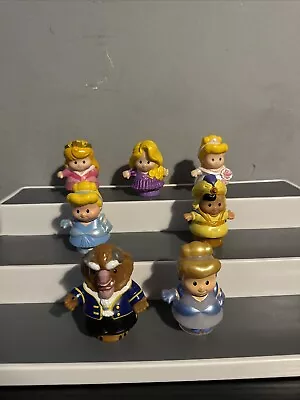 Buy Fisher Price Disney Princess Little People Figures Bundle X7 Lot 2 • 12.99£