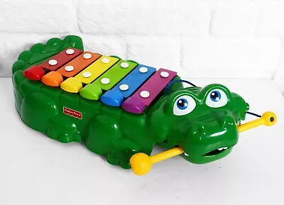Buy FISHER PRICE Crocodile Xylophone Piano In Good Working Order. Kid's Musical Toy • 12.99£