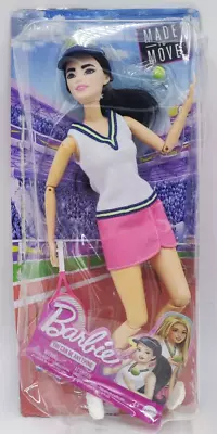 Buy Barbie Doll & Accessories Career Tennis Player Doll With Club And Ball HKT73 • 16.14£