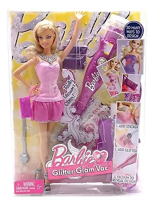 Buy 2010 Barbie Loves Glitter Glam Vac Doll / T7436 Mattel / NrfB • 60.60£