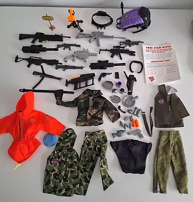 Buy Large Joblot Bundle Of Action Man & Army Accessories Guns Clothes Weapons • 15£