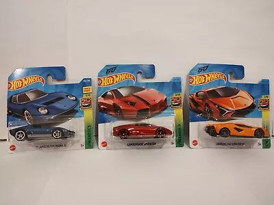 Buy Hot Wheels LAMBORGHINI Bundle, LAMBORGHINI MIURA, REVENTON And SIAN   • 13.49£