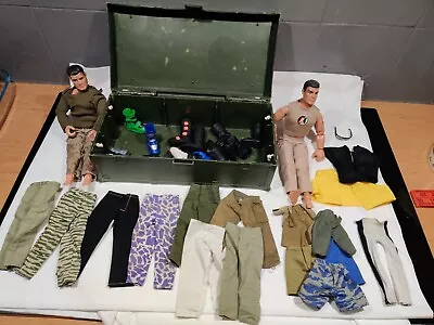 Buy Action Man Bundle Loads Clothes Some Boot Pairs 2 Figures Sunglasses Shorts... • 26.99£