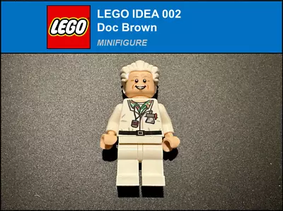 Buy LEGO Ideas Back To The Future Doc Brown Minifigure IDEA002 #21103 • 13.50£
