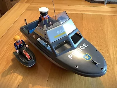 Buy Playmobil Vintage 1984 Police Boat With 3 Figures/jet Ski - Incomplete • 5.50£