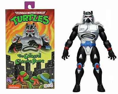 Buy Official NECA TMNT Turtles Chrome Dome Ultimate Cartoon 7  Scale Action Figure  • 33.75£