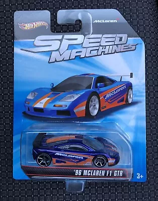 Buy Rare Hot Wheels 2011 Speed Machines McLaren F1 GTR  Orange Blue • 24.95£