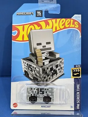 Buy Hot Wheels Minecraft Minecart 2024 Long Card. Combined Postage  • 3.49£