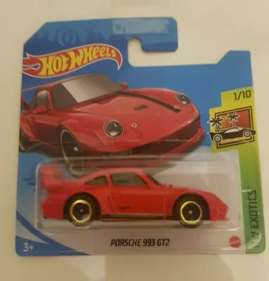 Buy Hot Wheels 2021 Hw Exotics 1/10 - Porsche 993 Gt2 Red • 7.79£