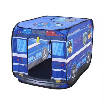 Buy Police Bus Folding Pop Up Tent Interactive Game Outdoor House Play Toy Kids Gift • 11.95£