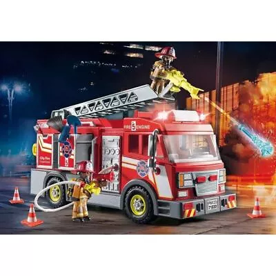 Buy Playmobil  71233 USA  Emergency Fire Engine In Stock • 13.50£