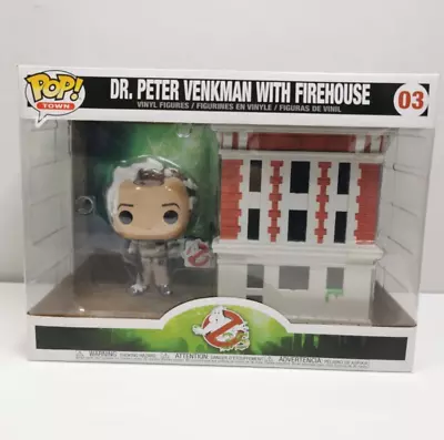Buy Dr Peter Venkman With Firehouse (03)  Ghostbusters - Funko Pop Town/Vinyl Figure • 27.98£