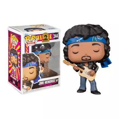 Buy Music Rocks Funko Jimi Hendrix Live In Maui #244   Pop   Figure • 15.17£